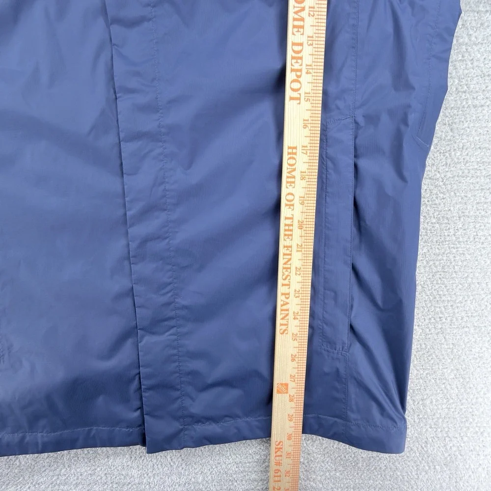 The North Face DryVent Rain Jacket Men's XL Blue Hooded Grundfos Waterproof